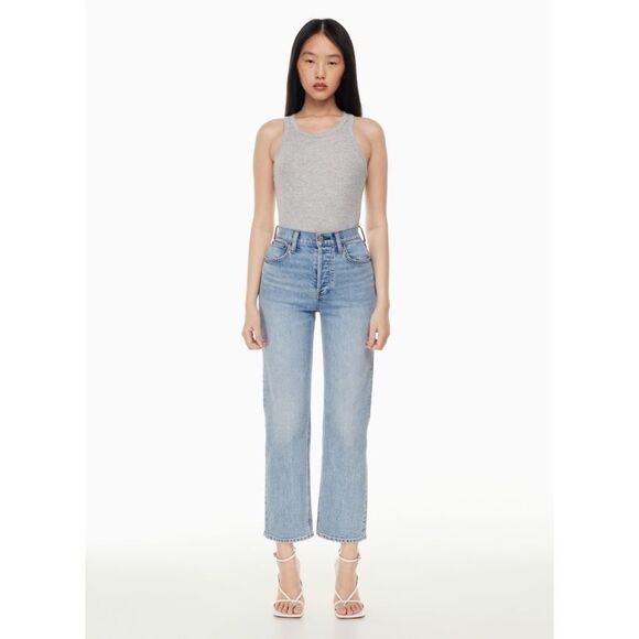Denim Forum The Arlo High Rise Straight - Picture 1 of 10